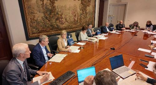 La seduta odierna della Giunta regionale